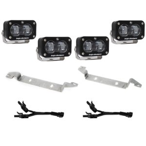 Toyota Tundra Fog Light Replacement Kit - Baja Designs - S2 SAE OEM - Clear - `22-`27